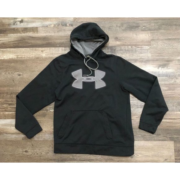 Under Armour Other - Under Armour Mens Medium Black Loose Hoodie Hooded Sweatshirt Pullover